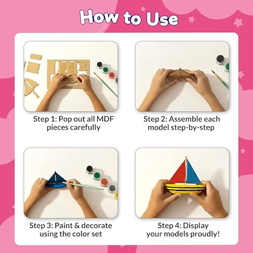 Image of BaCHPan Transport DIY Craft Kit for Kids 6+ | STEM Toy