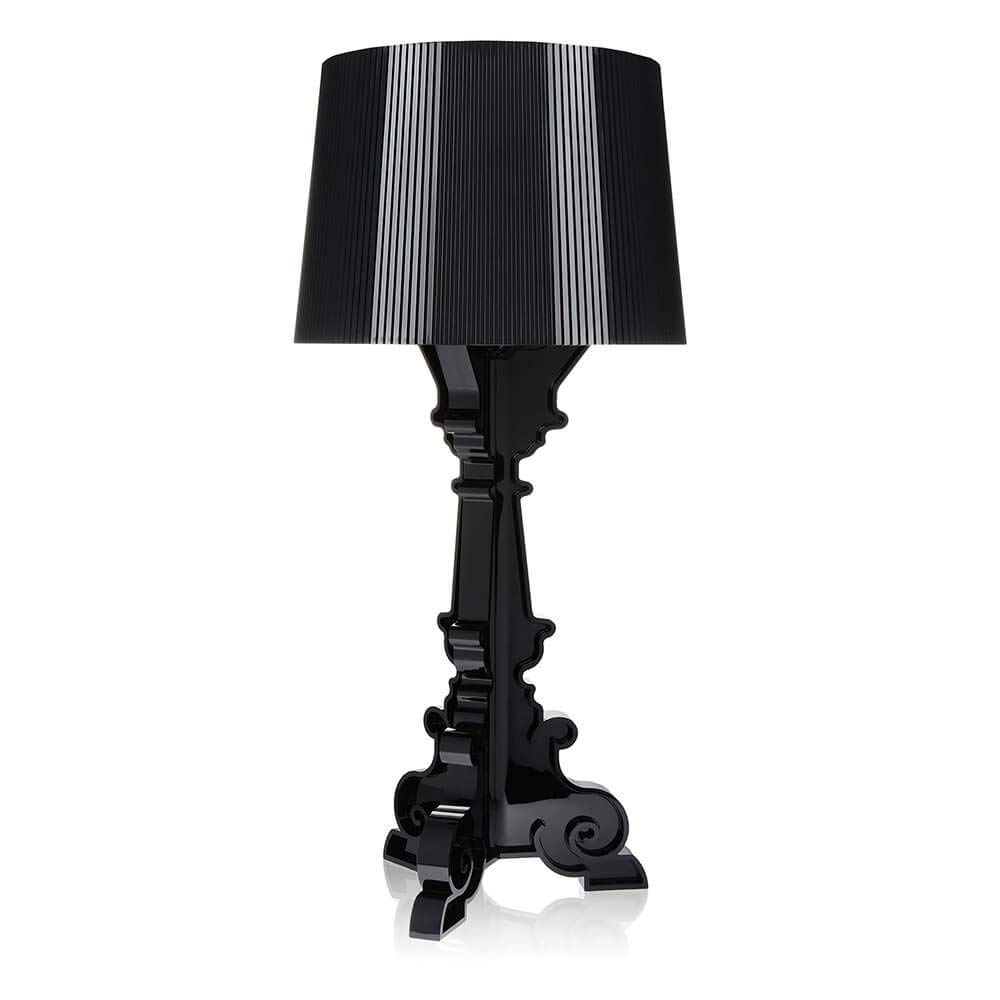 Kartell Bourgie Table Lamp by Ferruccio Laviani in All Black