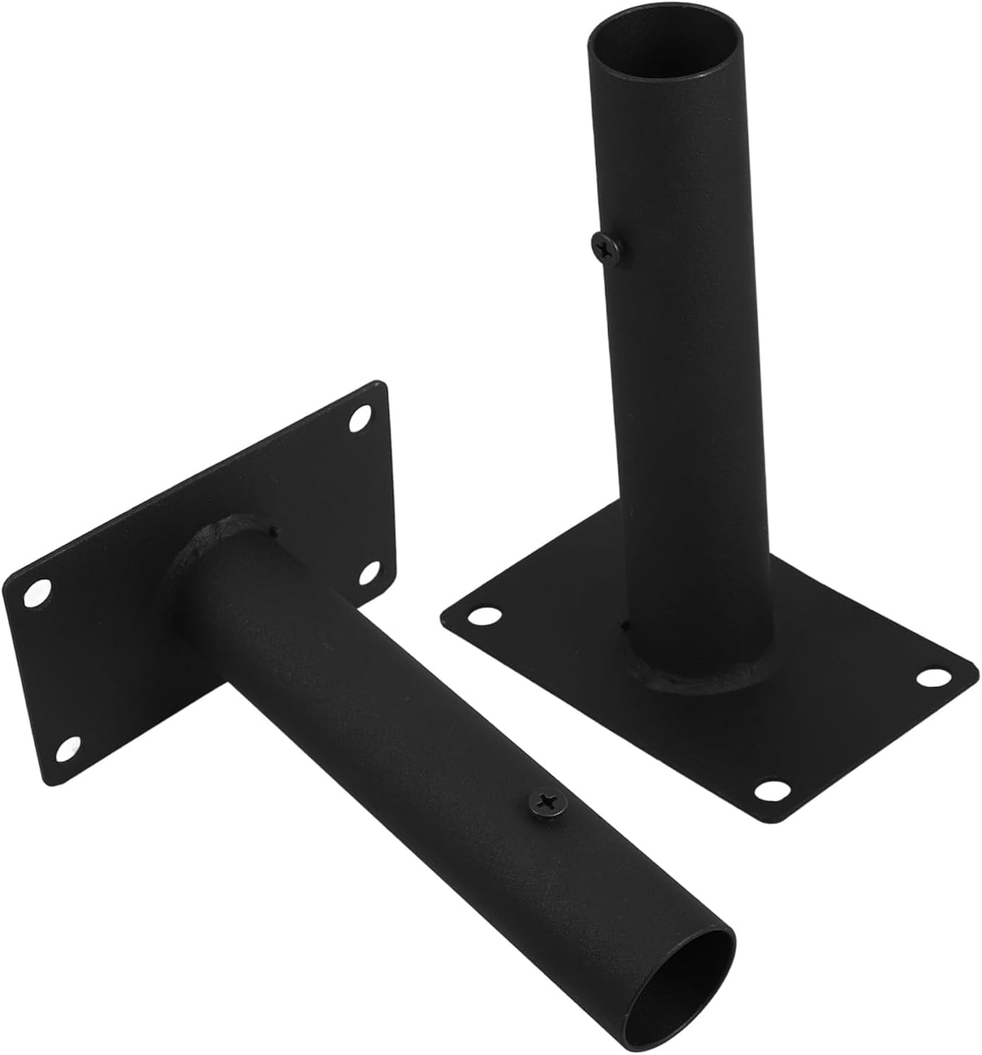 YARNOW 2pcs Fence Post Holder Base Support for Garden Fencing Easy Installation for Balconies and Yards Sturdy Design for Dog and Pet Barriers Construction