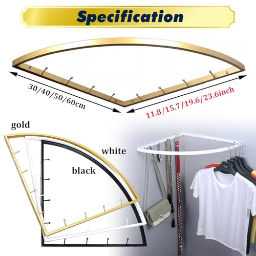 Optimiser un petit angle : Barre de penderie 30x30 cm pour un dressing gain de place - 5