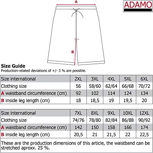 Adamo Pantaloni corti Loungewear 'Luis' nero chinè...