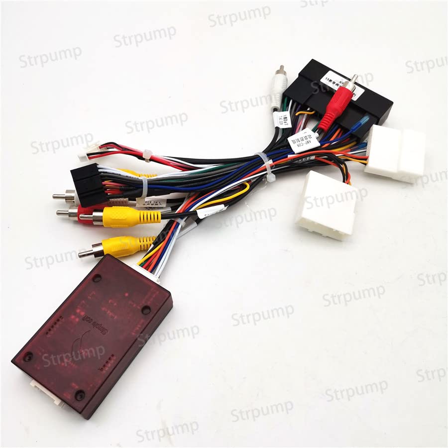 Miniatura 7 de 16Pin coche radio estéreo cámara arnés cable de alambre para Hyundai Elantra IX45 para KIA Sorento K3 Sportage Cerato con SPDIF AMP