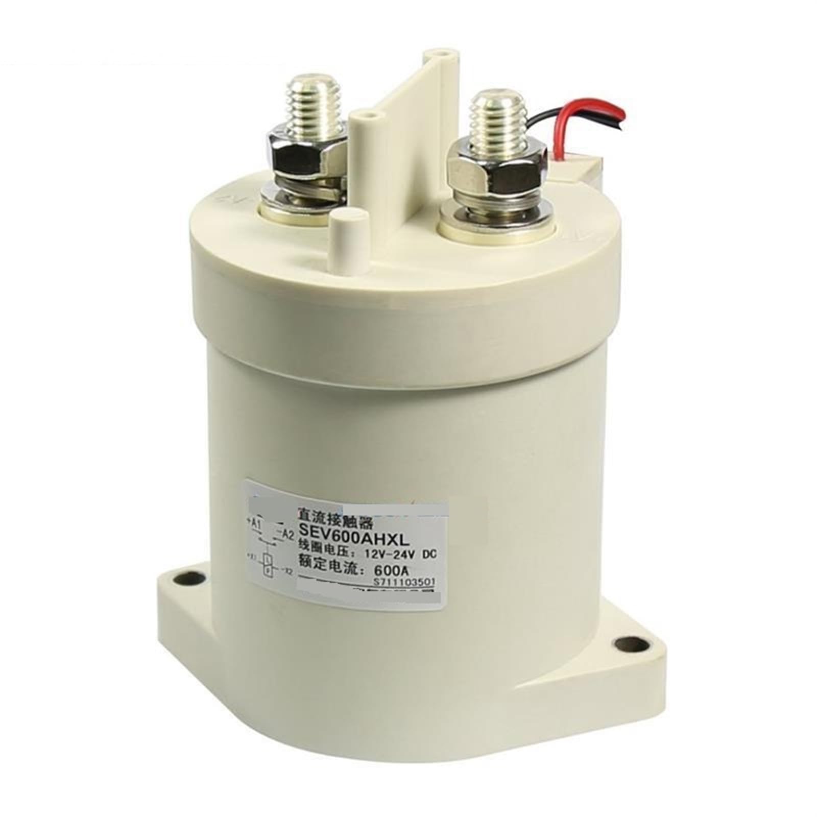 WQGQPXOB SEV600AHXL High Voltage 1000V 600A DC Contactor Power Relay Coil 12V 24V 36V 48V 60V 72Vfor Charging Piles 1Pcs(Coli voltage 72VDC)