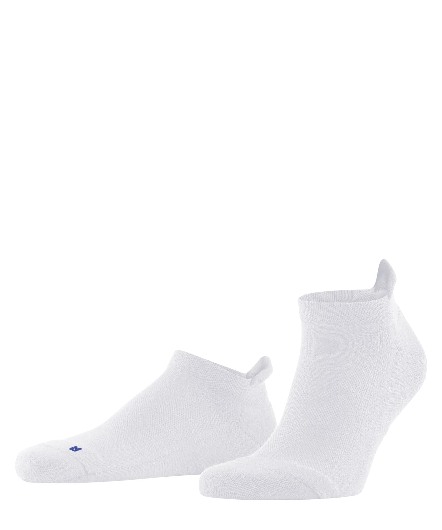 FALKE Unisex Sneakersocken Cool Kick Sneaker U Sn weich atmungsaktiv schnelltrocknend kurz einfarbig 1 Paar, Weiß White 2000, 35-36
