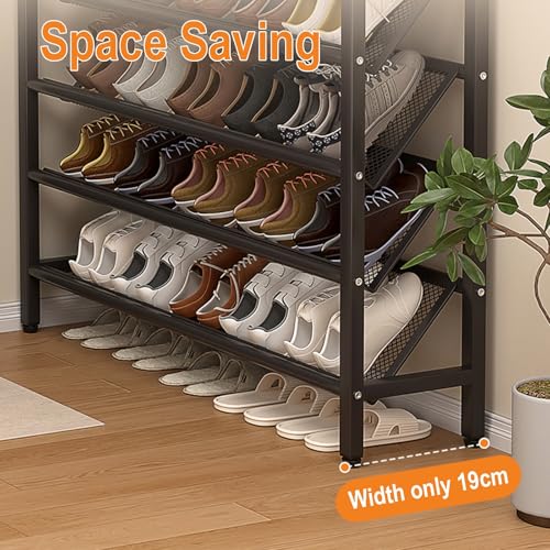 Range chaussures ultra plat pour optimiser l'espace derrière une porte - 4