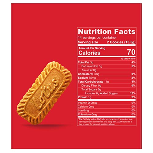 Lotus Biscoff Cookies, Caramelized Biscuit Cookies, 280 Cookies (10 Sleeves Of 14 Two-Packs) Vegan, 7.65 Ounce (Pack Of 10) #TOP6