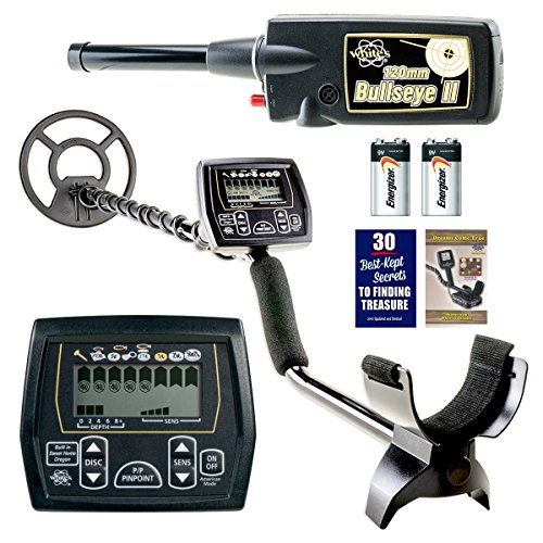 Whites Coinmaster w/Waterproof 9" Spider Search Coil and Bullseye II Pinpointer