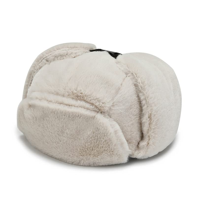 Donne Bomber Cappelli for Gli Uomini Inverno Addensare Paraorecchie Caps Pelliccia Sintetica Caldo Russo Protezione Dell'orecchio Ciclismo Cappello da Sci