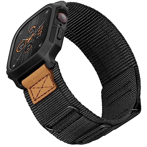 Bracelet Apple Watch 49mm robuste avec étui antichoc iWatch Series 8 7 6 SE