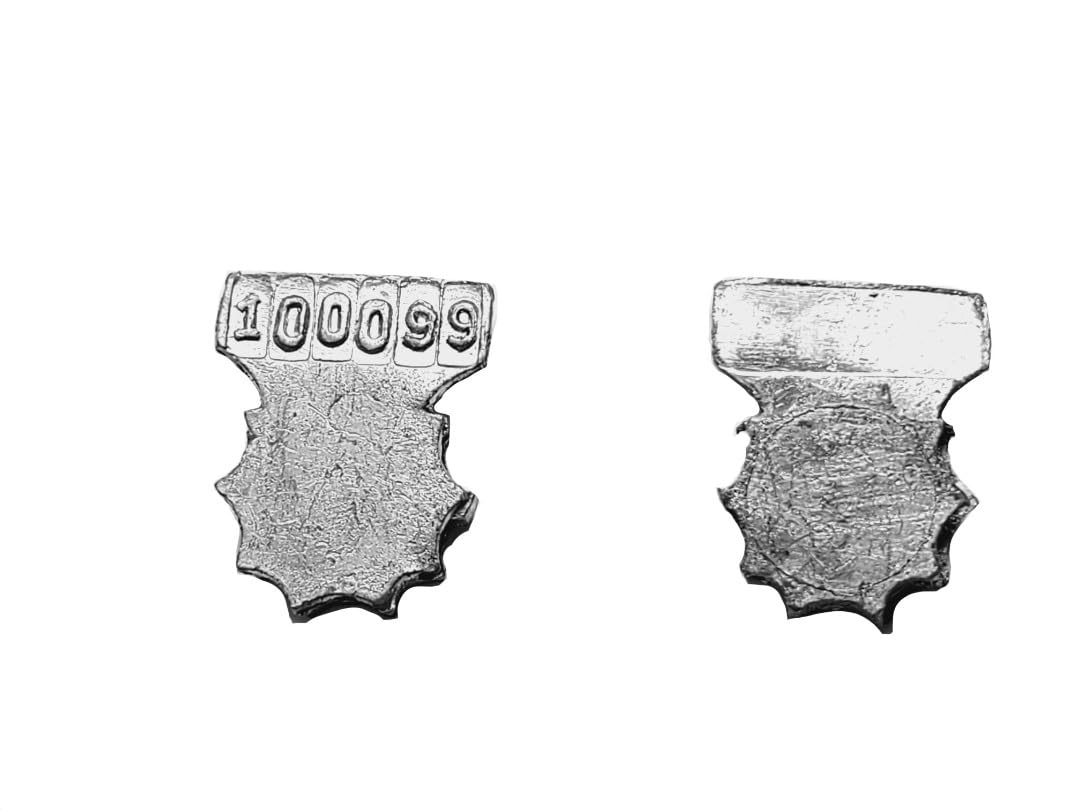 Lead Security Seal NUMBERING, 100 pcs. 1/2 inch 12 mm & 12