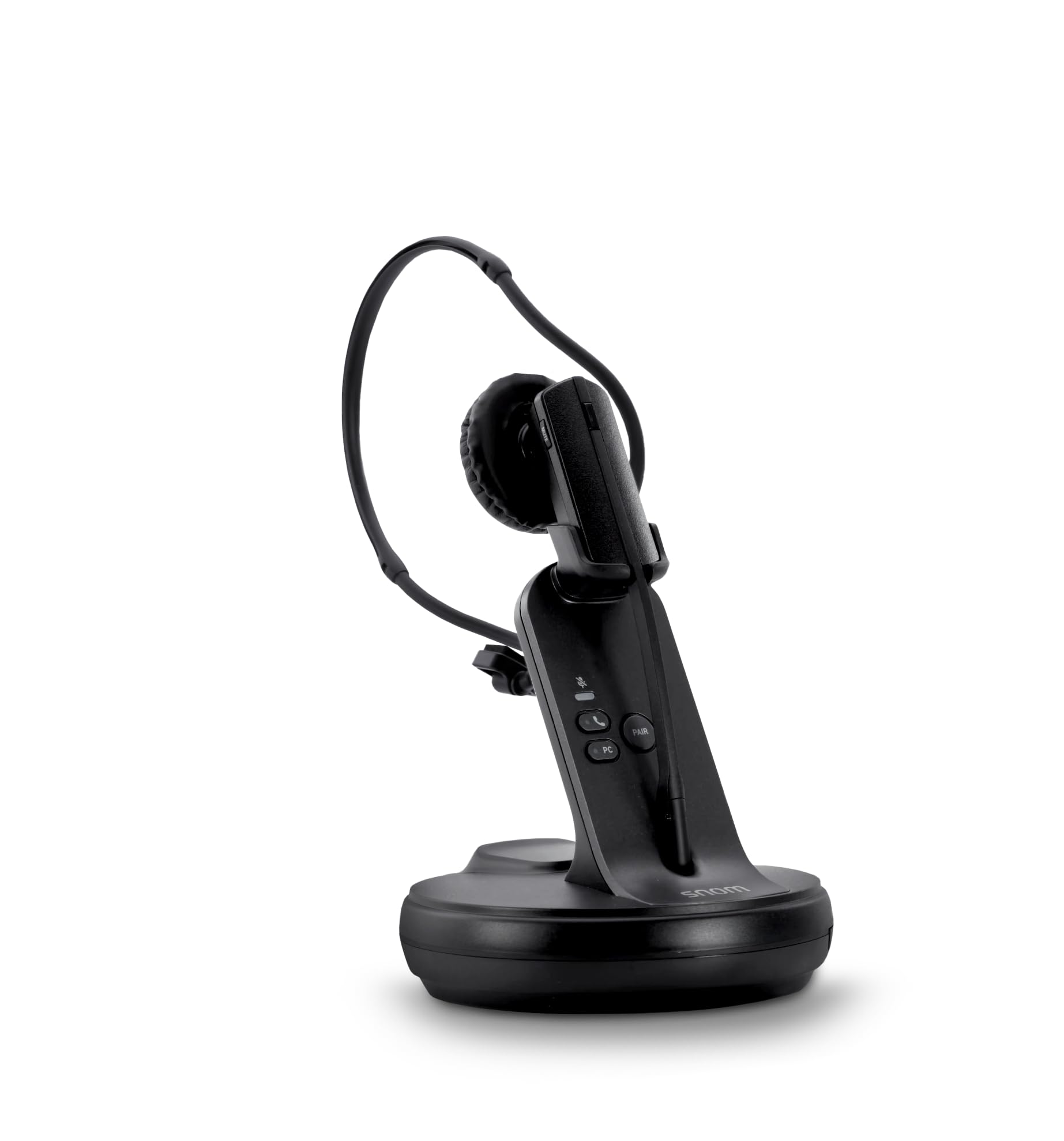 Snom A170C DECT-Headset, BT 5.3, ANC, Hot-Swap Akku, Kabellos, Schwarz, 25m Reichweite, VoIP