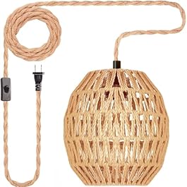 Rattan Pendant Light...