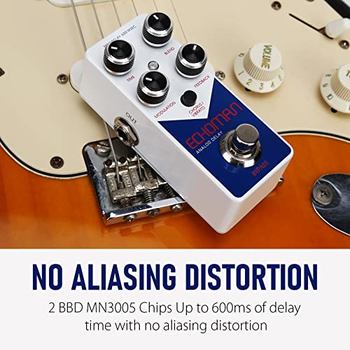 Xvive V21 Guitar Effect Pedal Echoman Vintage Pure Analog Delay True Bypass #TOP5