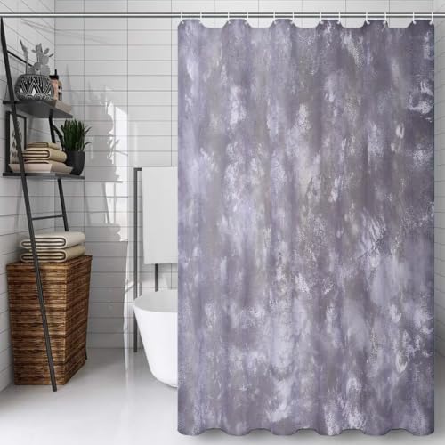 Rideau de douche lavable en machine et imperméable avec ourlet lesté anti-adhérence - 2