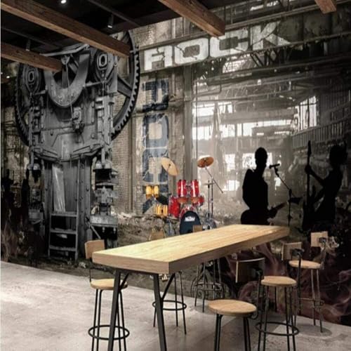 Papel pintado pared premium XLMING con textura de seda efecto metal de 430x300cm 2