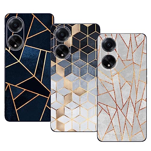 KZIOACSH Cover Oppo A98 5G, [3 Pack] Silicone TPU
