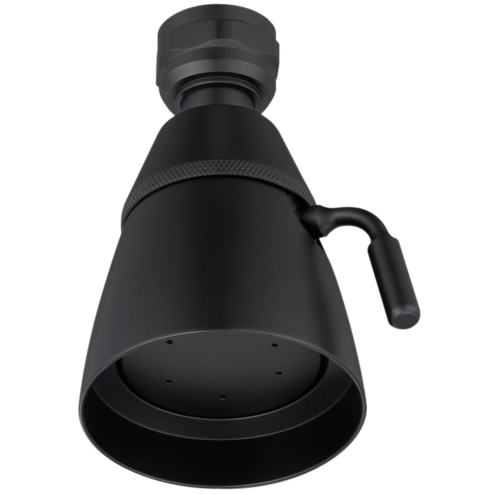 APLuseeMatte Black High Flow Replacement Shower Head, Metal Brass Flexible Bathroom Shower Sprayer