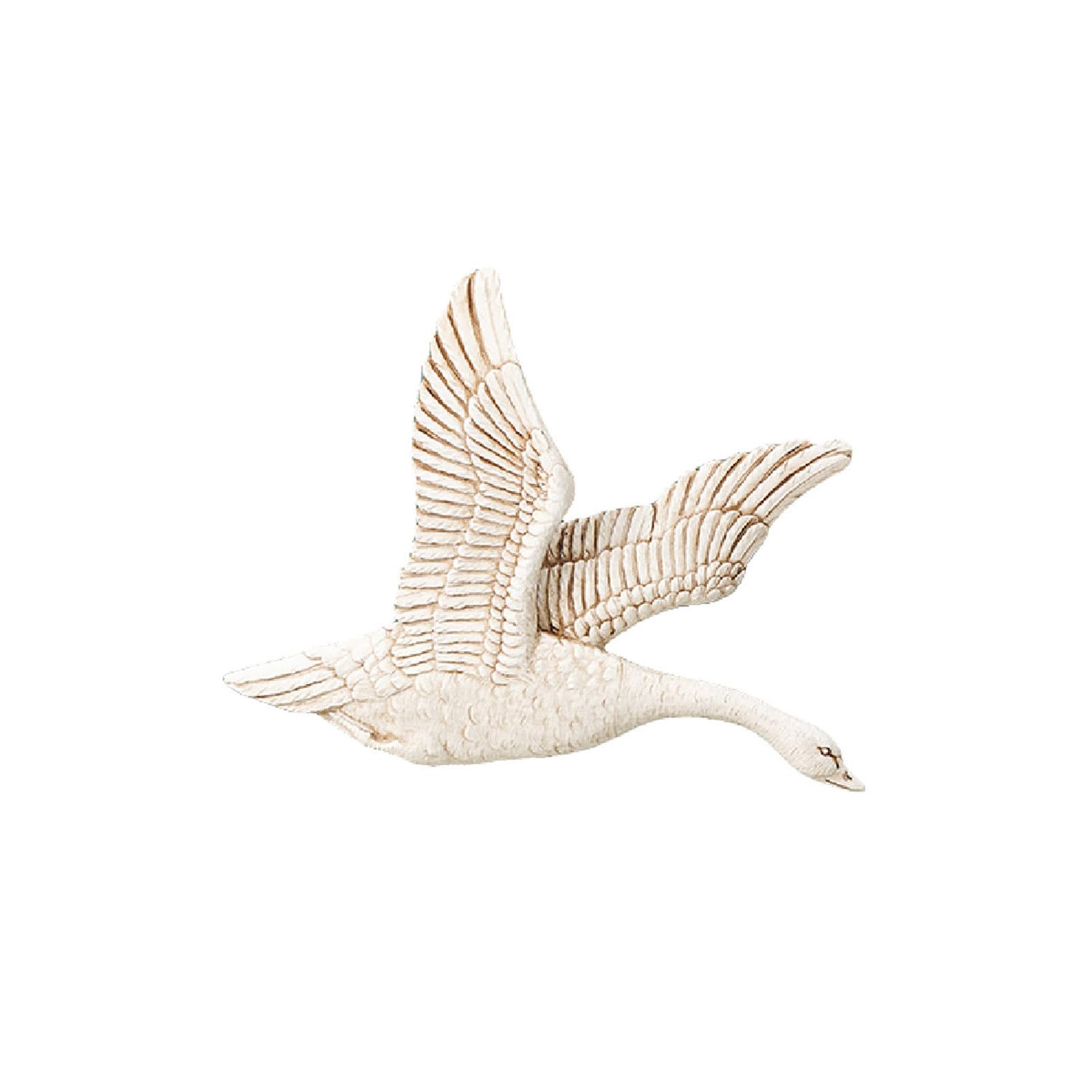BELOWSYALER Bird Wall Sculpture 3D Relief Decor for Dining Room Study Decor and Holiday Gathering Backdrop Single Piece Bird Relief Wall Art Layered Accent Decorative Art Entryway Gallery Backdrop