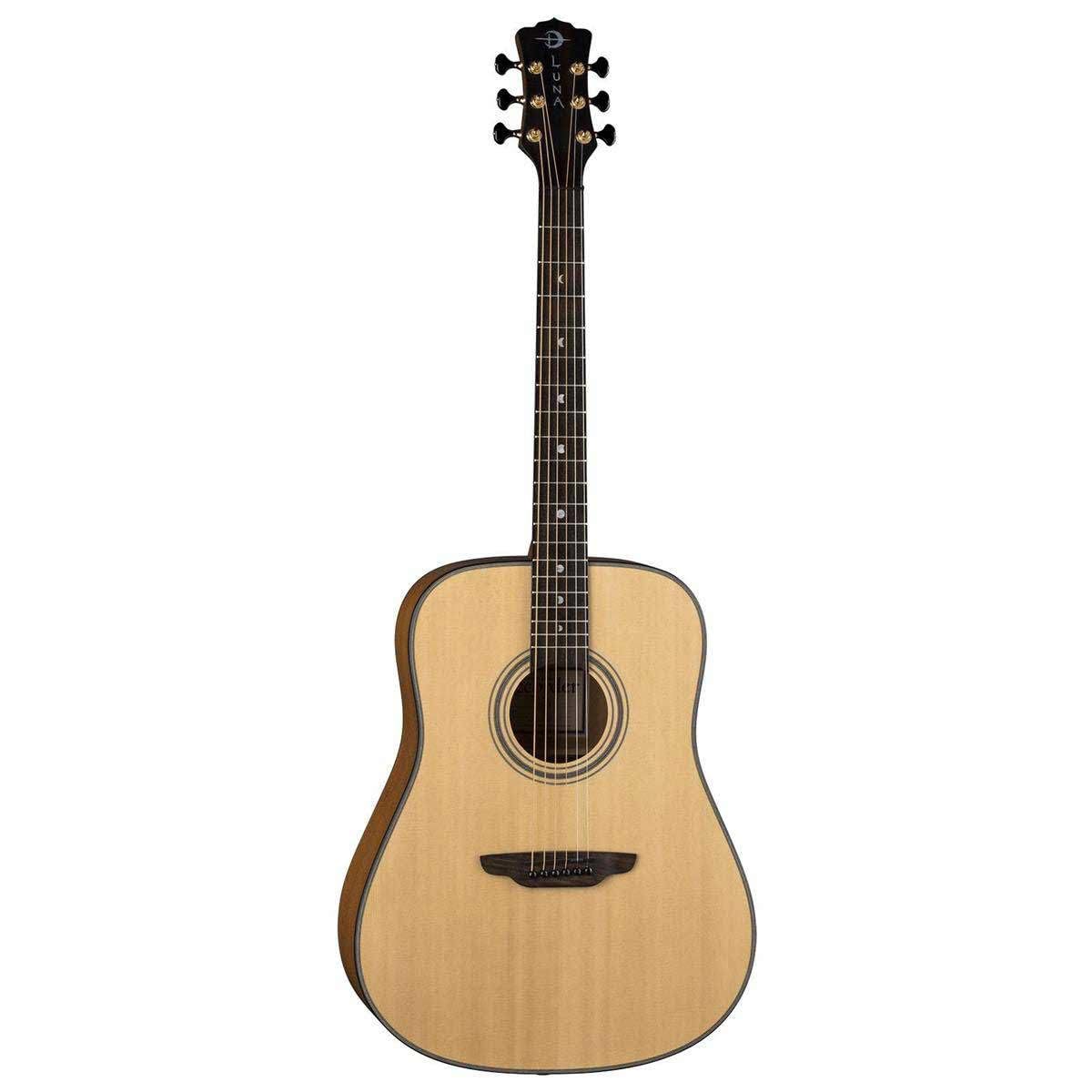 Amazon.com: Luna Art Recorder All Solid Wood Dreadnought 6
