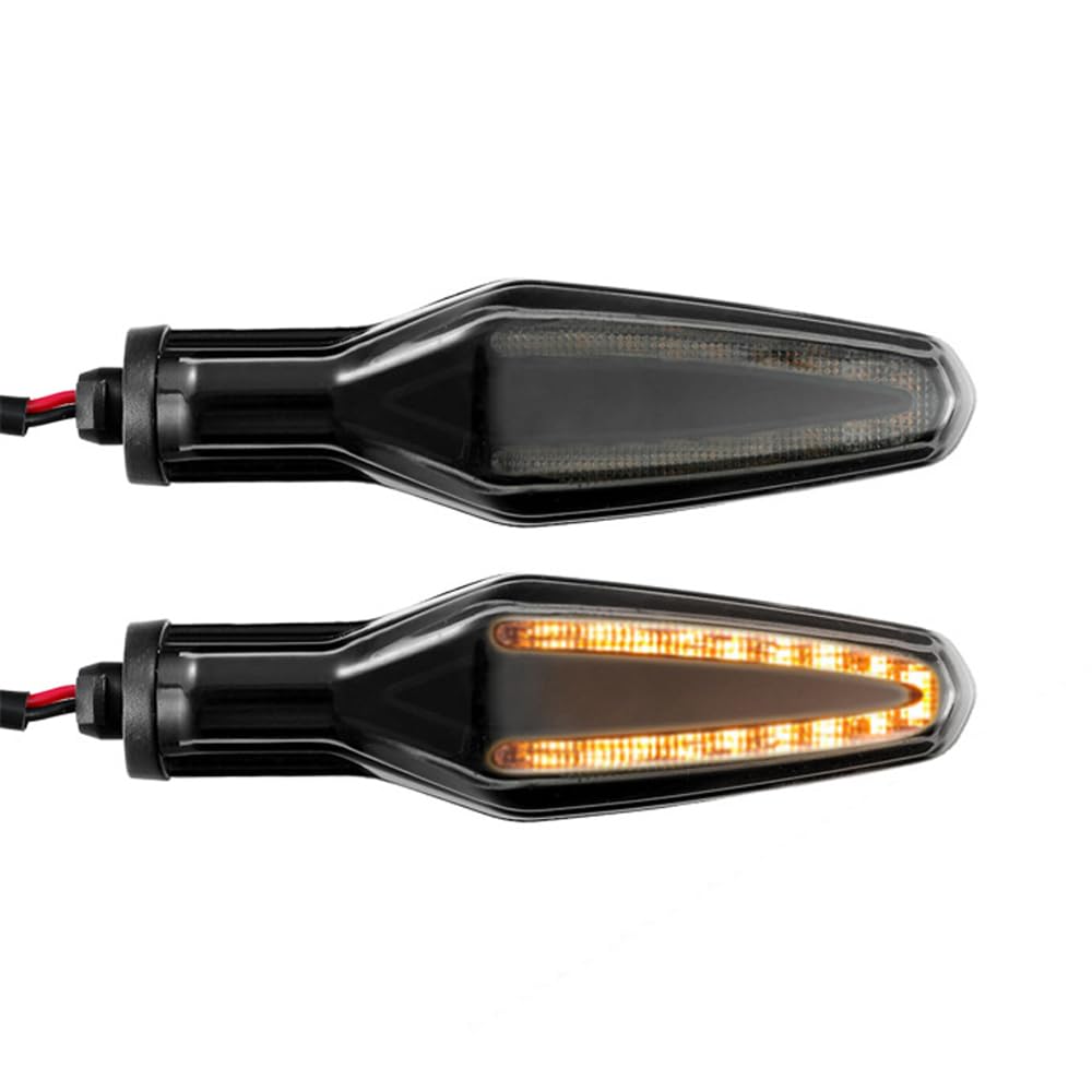 Shkalacar Indicateurs de Moto,Clignotants de Moto étanches 12 V 18 LED adaptés Compatible avec R1250GS Adventure F850GS R1200GS ADV S1000R S1000RR S1000XR F750GS F900R F900XR R1200RS R1250R 2013-2022