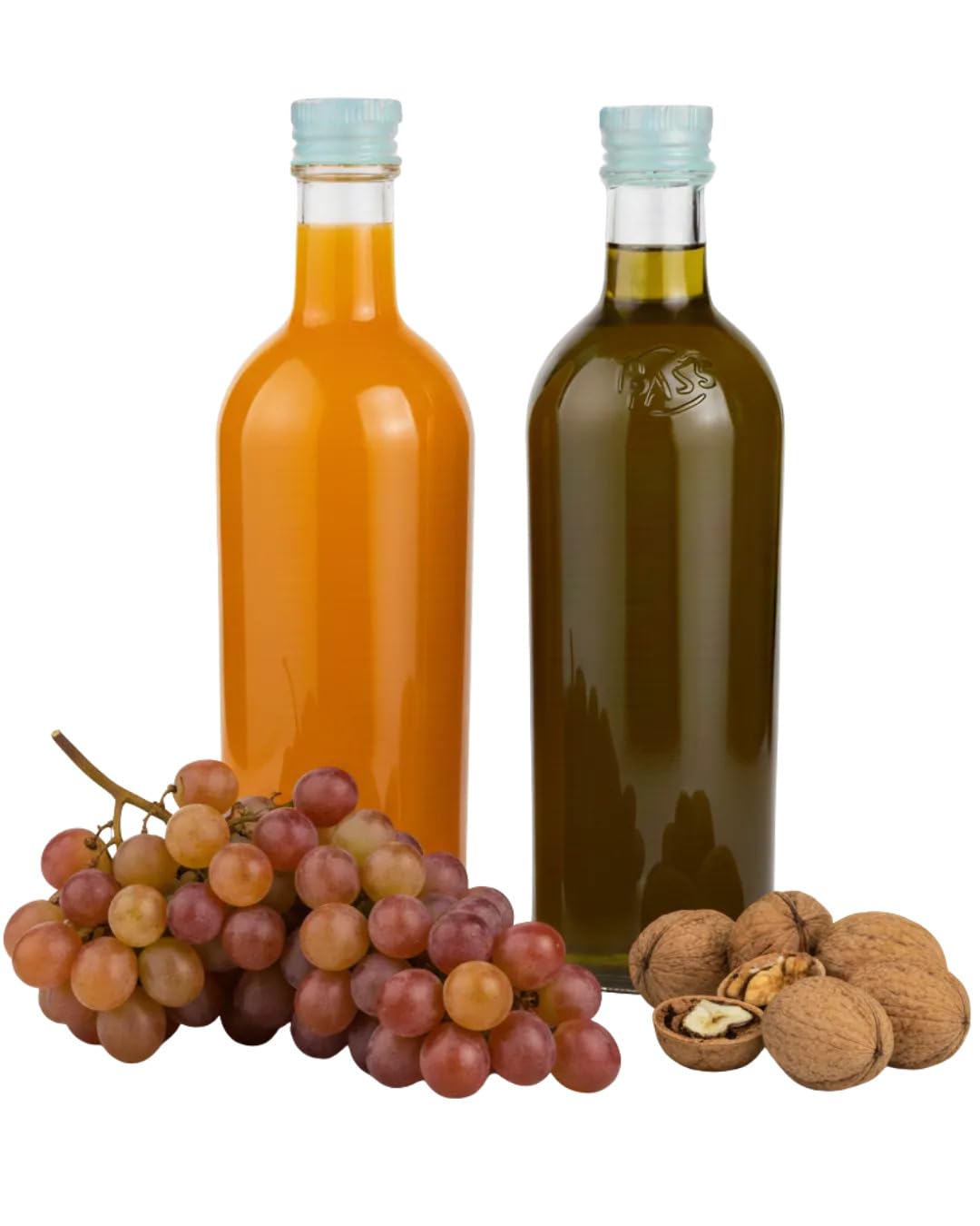 vomFASS Maletti Bianco & Walnussöl Bundle – Weißer Balsam Essig & 100% Walnussöl – Gourmet-Set für Salate, Dressings, Marinaden & Feinkost