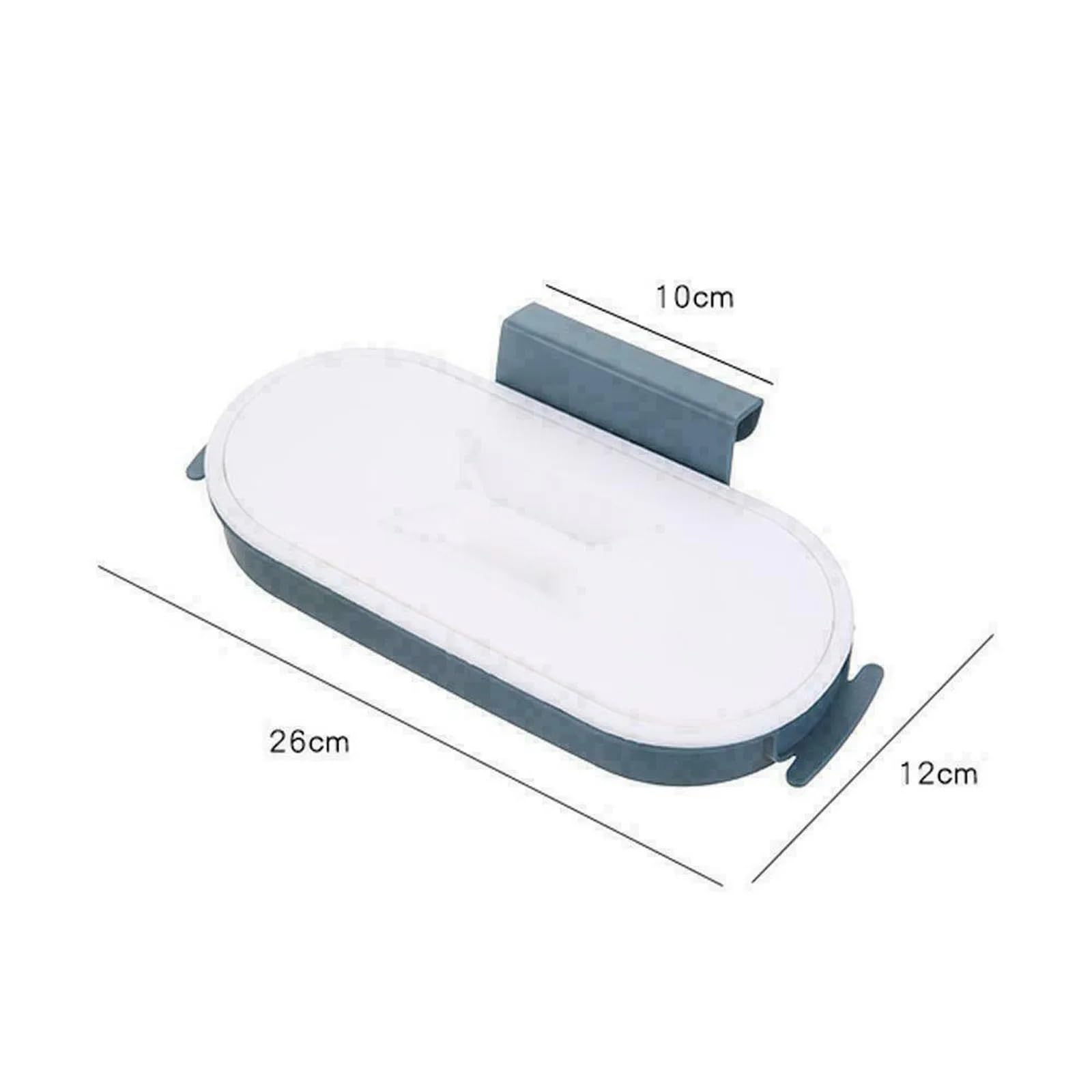 Estante for Bolsas de Basura, Bolsa Colgante portátil, Estante Almacenamiento for Cocina, Organizador, 3 uds para Bolsas(Deep Blue)