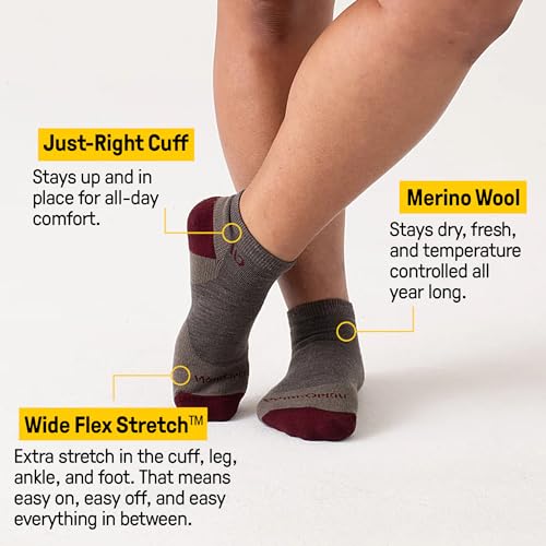 Wide Open No Show Women's Socks, Merino Wool Socks for Women, Everyday Wide Socks, Ankle Socks for Wide Feet2