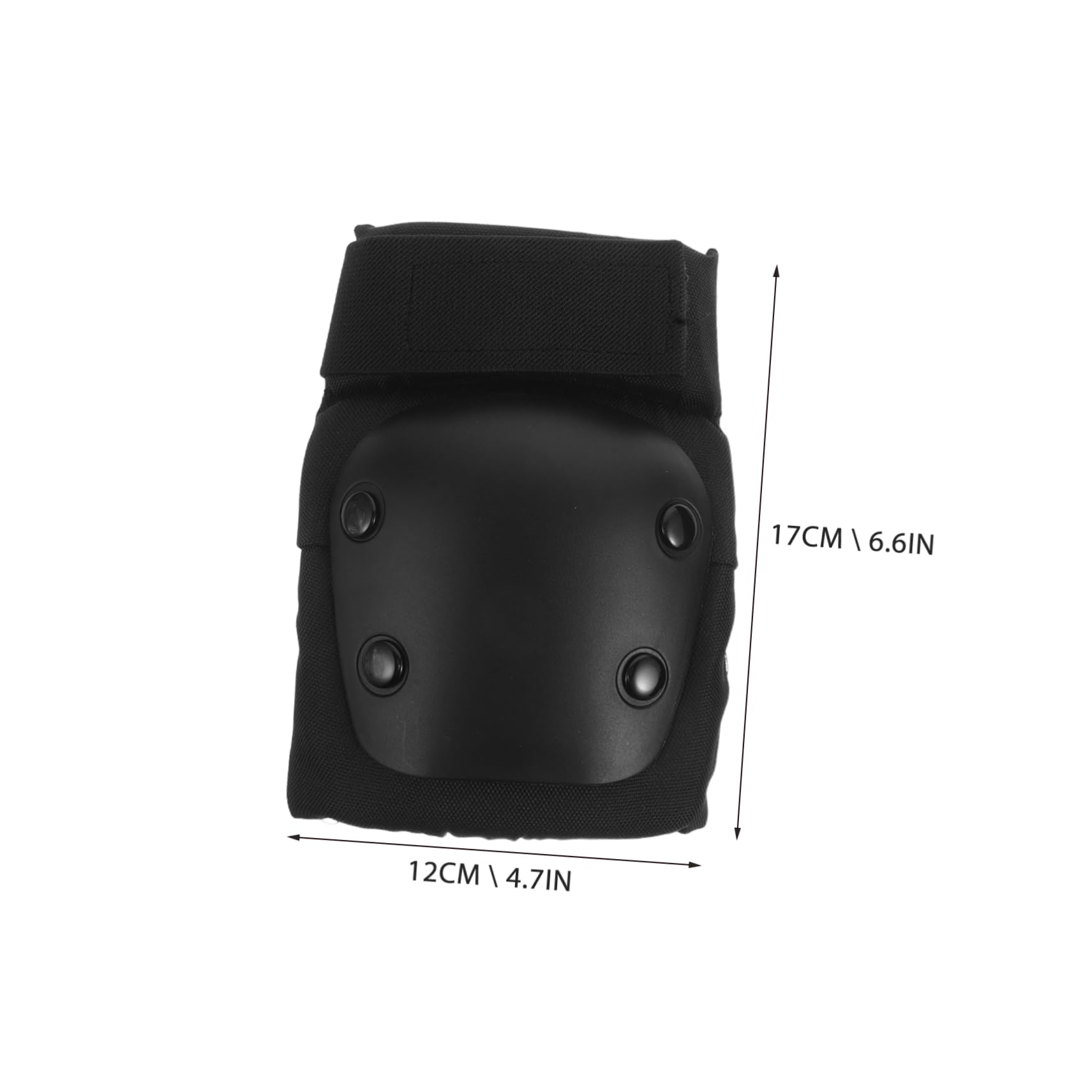 Wakauto 1Pair Elbow Pads Protective Gear for Skating Lightweight Elbow Guards for Boys for Roller Skating Skateboarding Cycling and Outdoor Sports Activities Black