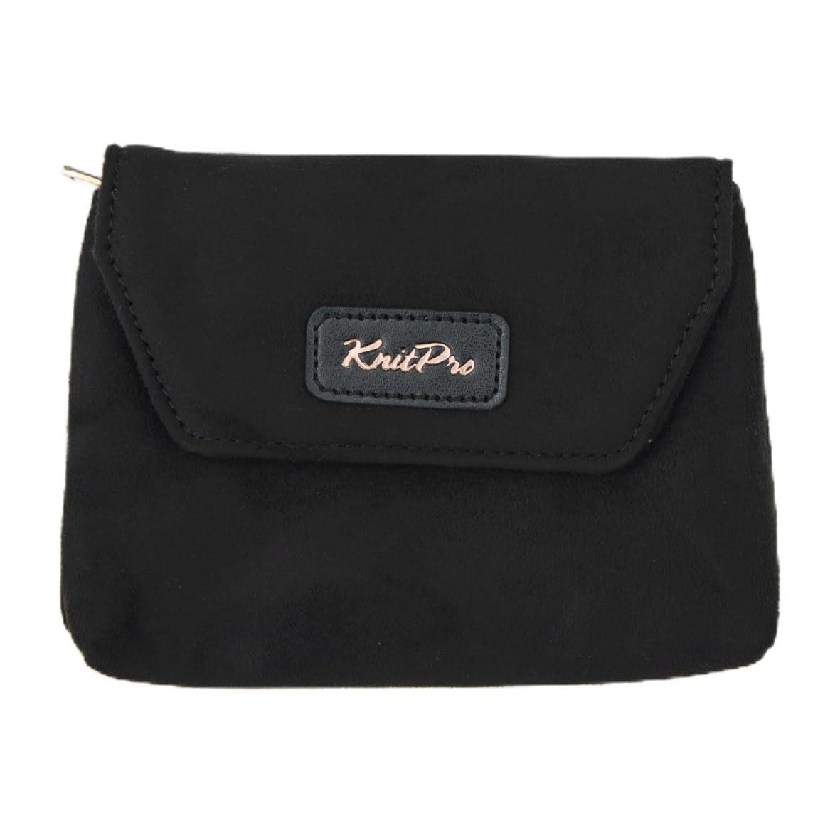 KnitPro Black Notions Pouch for Knitting Accessories