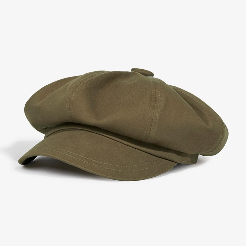 Gajaous Chapeaux Newsboy Classiques, Chapeaux Plateaux Newsboy de Deux Tailles pour Hommes et Femmes, Casquette de Boulangère à la Mode Beret Cap