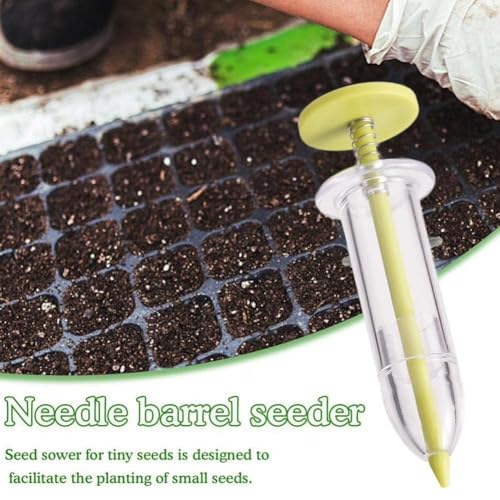 Dispensador manual para semillas de jardinería miniatura 7