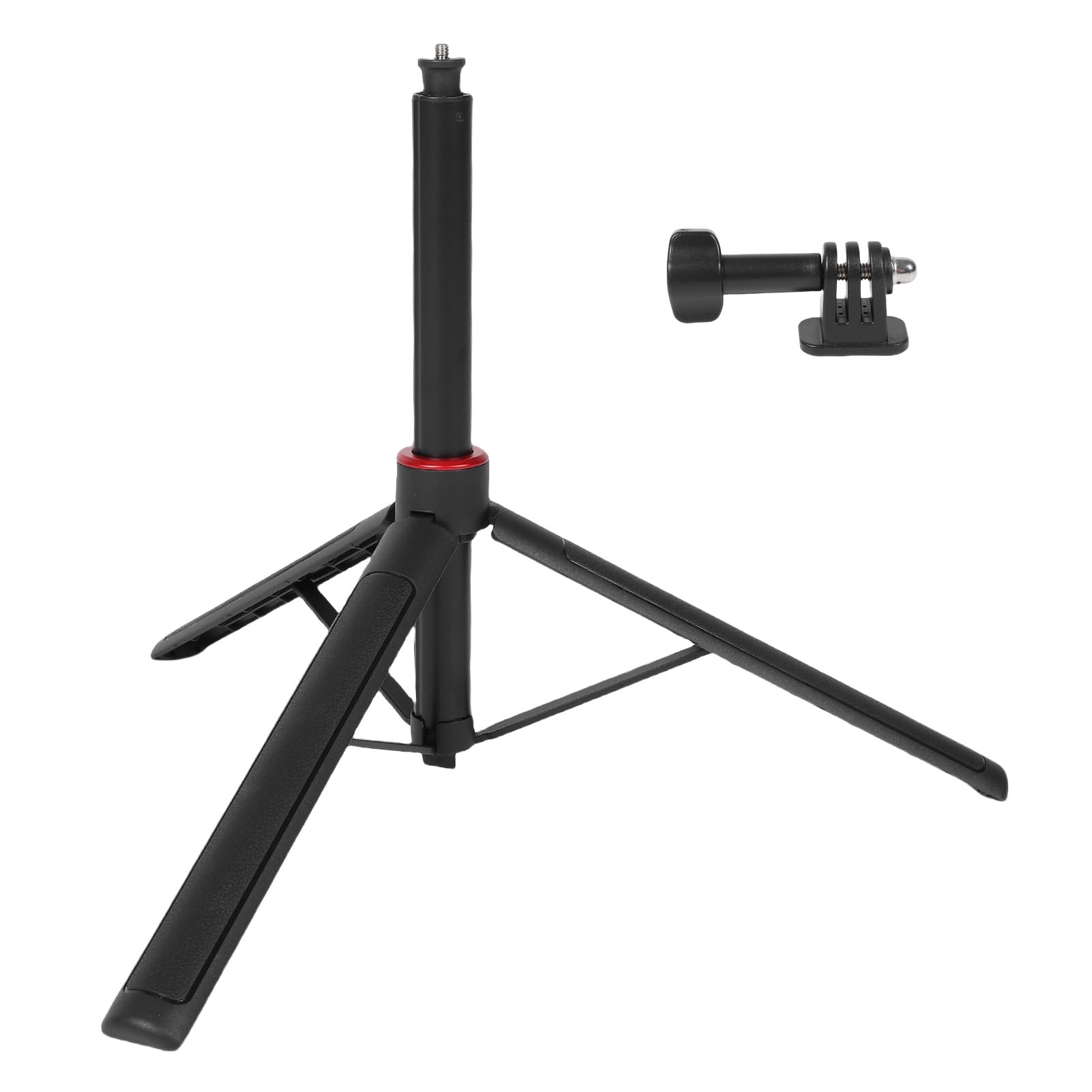 Asta Selfie con Treppiede Estensibile per Action Camera, ABS Resistente e Alluminio, 4 Regolazioni della Fase per Viaggi di Vlogging Action 4 e Pocket 3 (1, m/55 pollici)