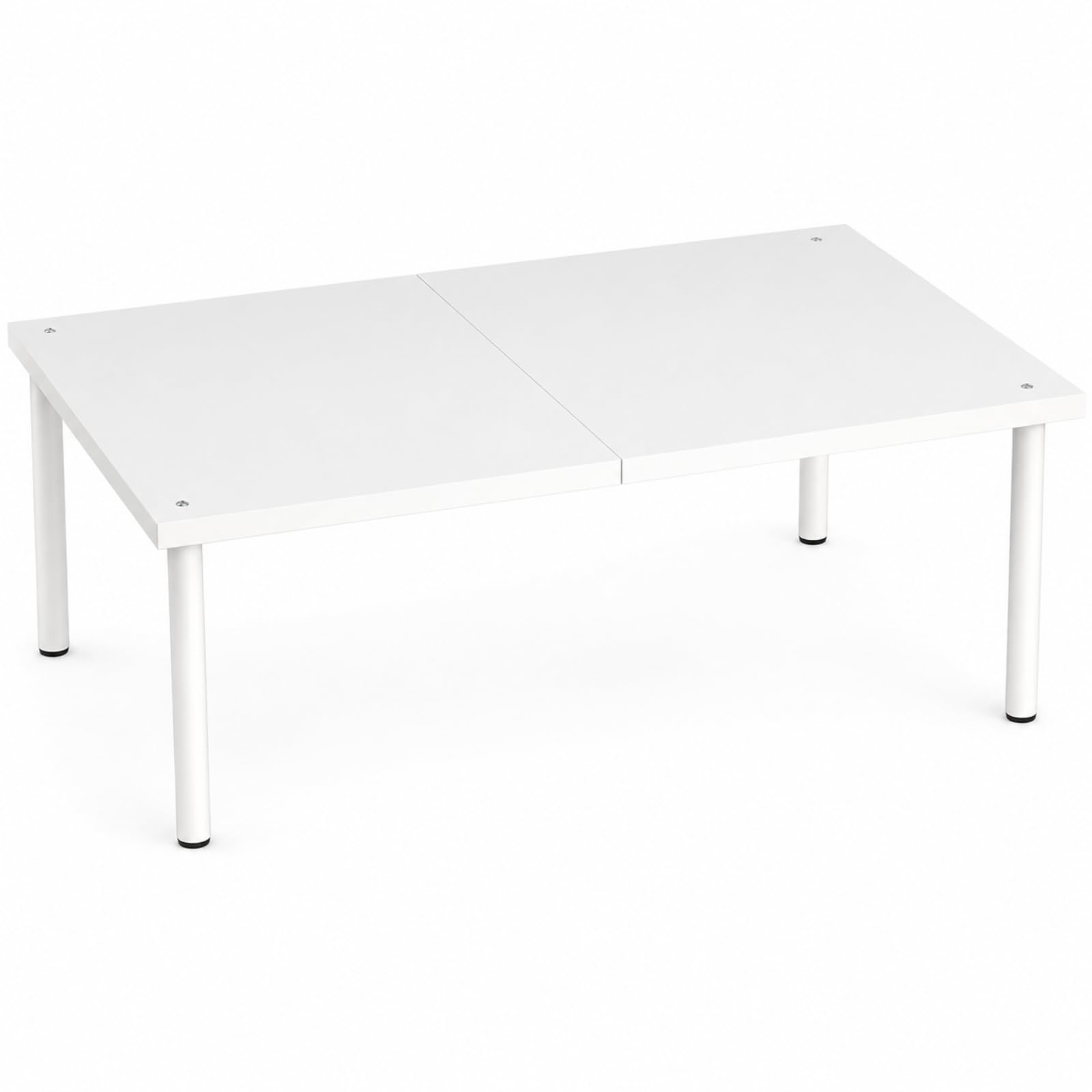 Organisateur Armoire Vetement Empilable, Organisateur Dressing en Métal, Longueur 50-85cm pour Chambre Cuisine Salle de Bain