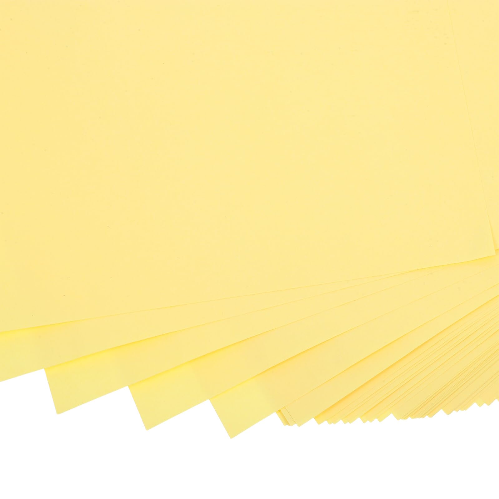 200 pezzi Carta Copiativa Gialla Multiuso per Stampa e Scrittura Carta Colorata Liscia per Inviti Artigianato e Uso Ufficio