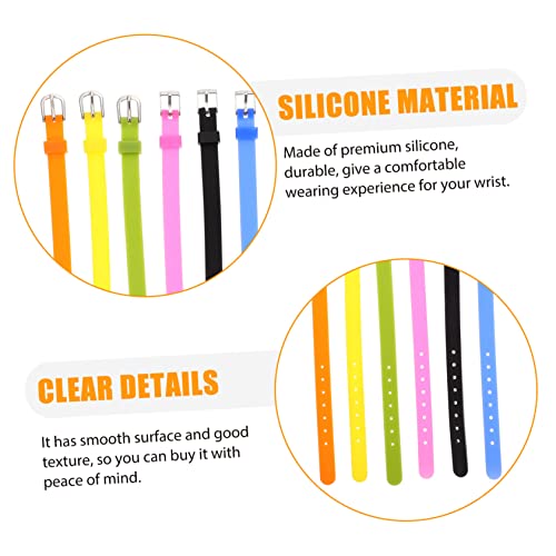 Gadpiparty 18pcs Flexible Watch Band Easy Install Silicone Smartwatch Band Watch Chain Replacement for Old Broken2