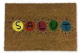 ✔ Medidas: 40x60x1.50 cm. Ideal para cualquier puerta de rellano, porche, jardin o patio, tanto en interior como exterior.