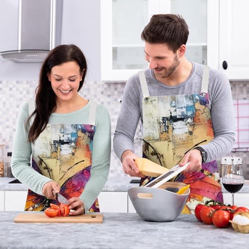 Tablier de cuisine multicolore ajustable avec broches pour le restaurant - 6