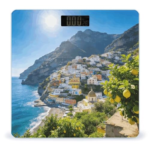 Báscula Digital de Baño Smart Amalfi de Vidrio Templado miniatura 1
