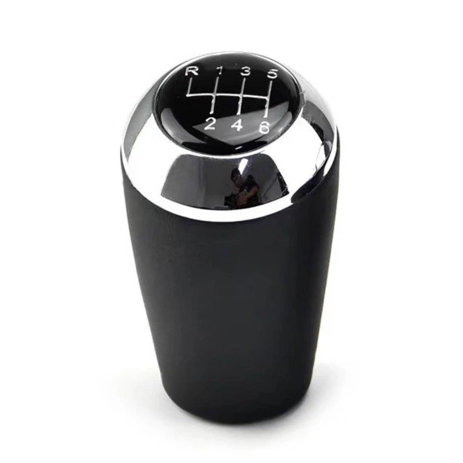 Fhaujng 6 Speed Car Gear Shift Knob For Mazda 3 Bk Bl Cw 6 5 Series For Cx-7 For Mx-5 5/6-Speed Gear Shift Knob Leather Lever Head Ball Car