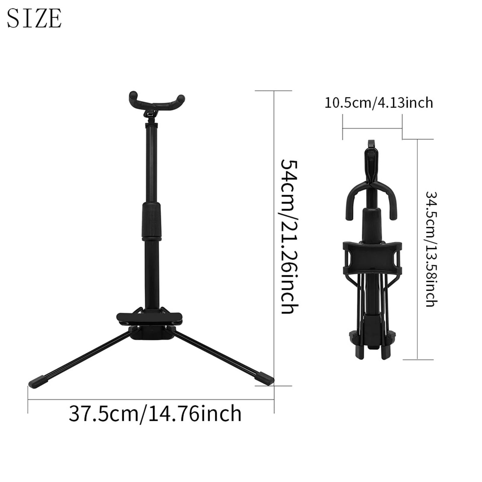Soporte plegable ajustable for instrumentos de suelo, soporte Universal for saxofón, violín, ukelele, Banjo
