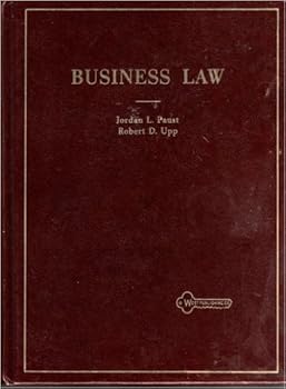 Hardcover Business law text Book