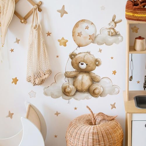 Vinilo decorativo infantil con animales, removible y resistente al agua miniatura 5