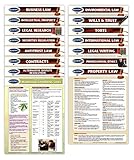 Business Law & Legal Charts - Law Students and Professionals - 15 Quick Reference Guide Bundle by Permacharts