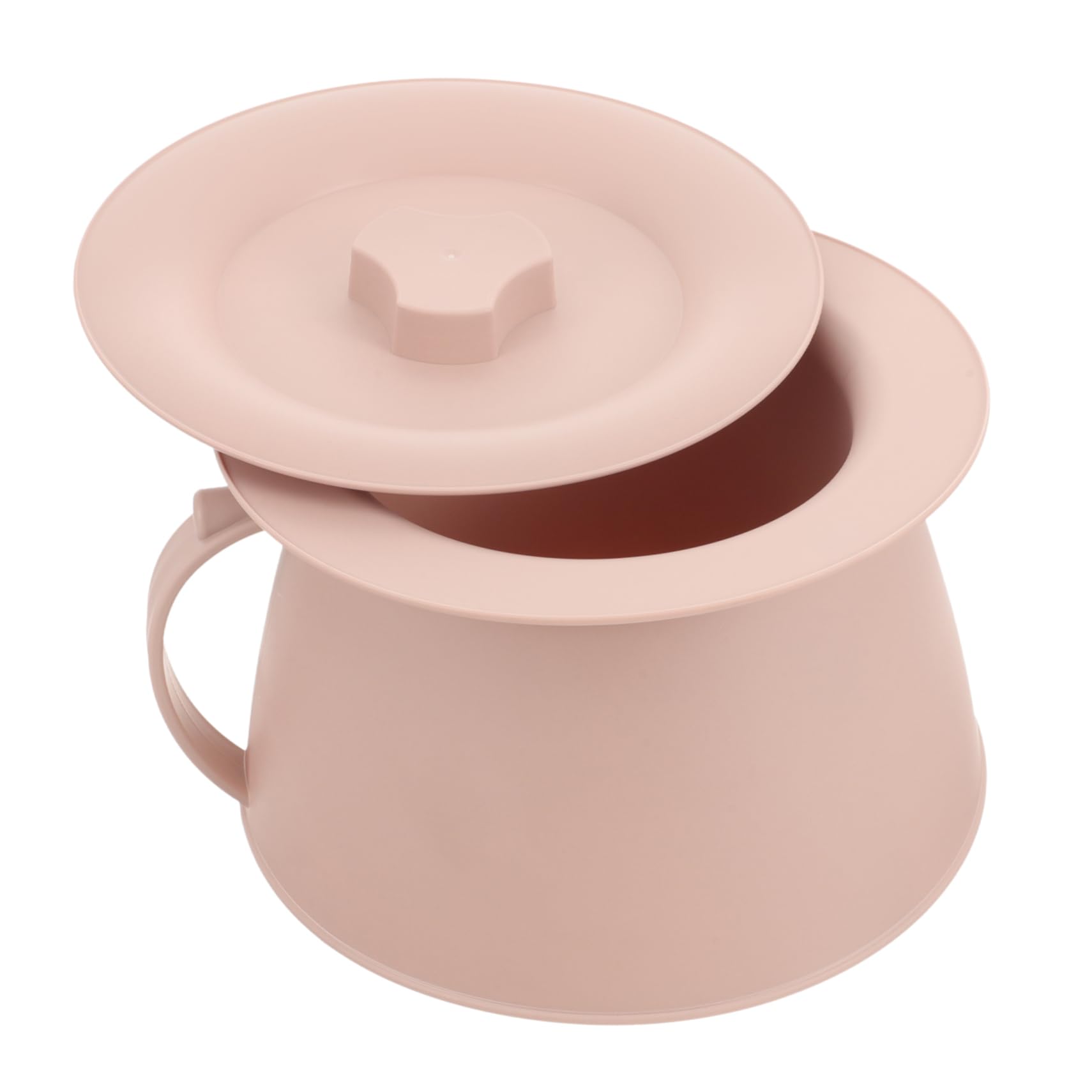 Beavorty Plastic Urinal Bucket Portable Potty Urinal Lid Spittoon for Grandparents Pregnant Women