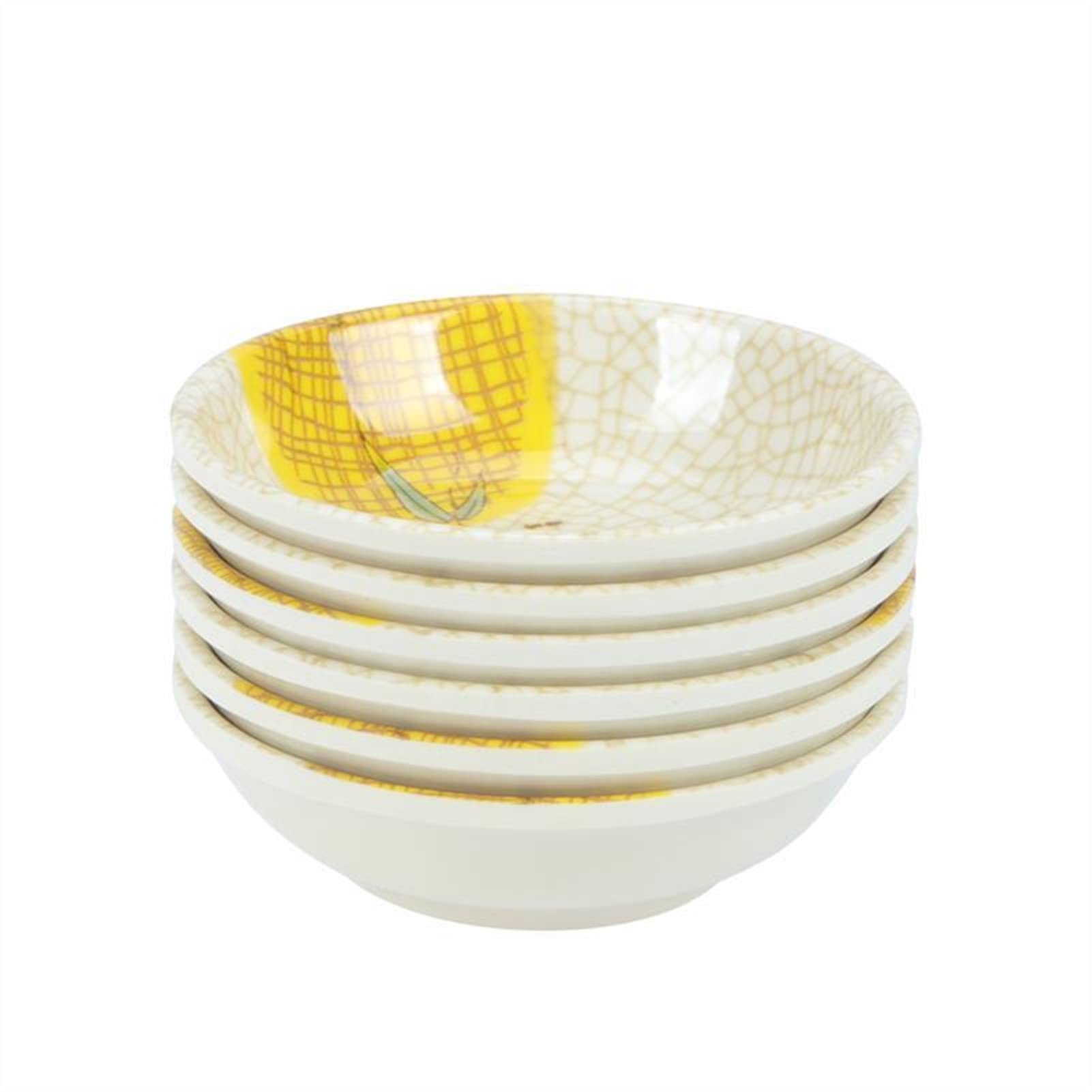 Dipschalen 6 stücke Tauchschale Sauce Platten Wiederverwendbare Sauce Container Küche Kleine Tauchschale for Restaurant Home Snackschalen (Color : Lucky Bamboo)