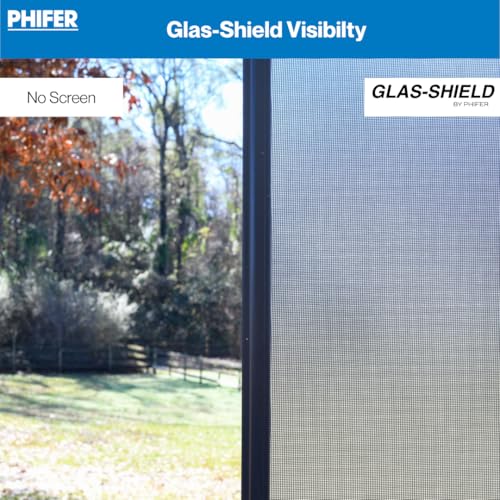 Florida Glass Privacy Screen for Pool Enclosure, Lanai - Vinyl-Laminated Fiberglass Mesh Pool Screen Roll – 72 in x 25 ft - Pool Cage Screening