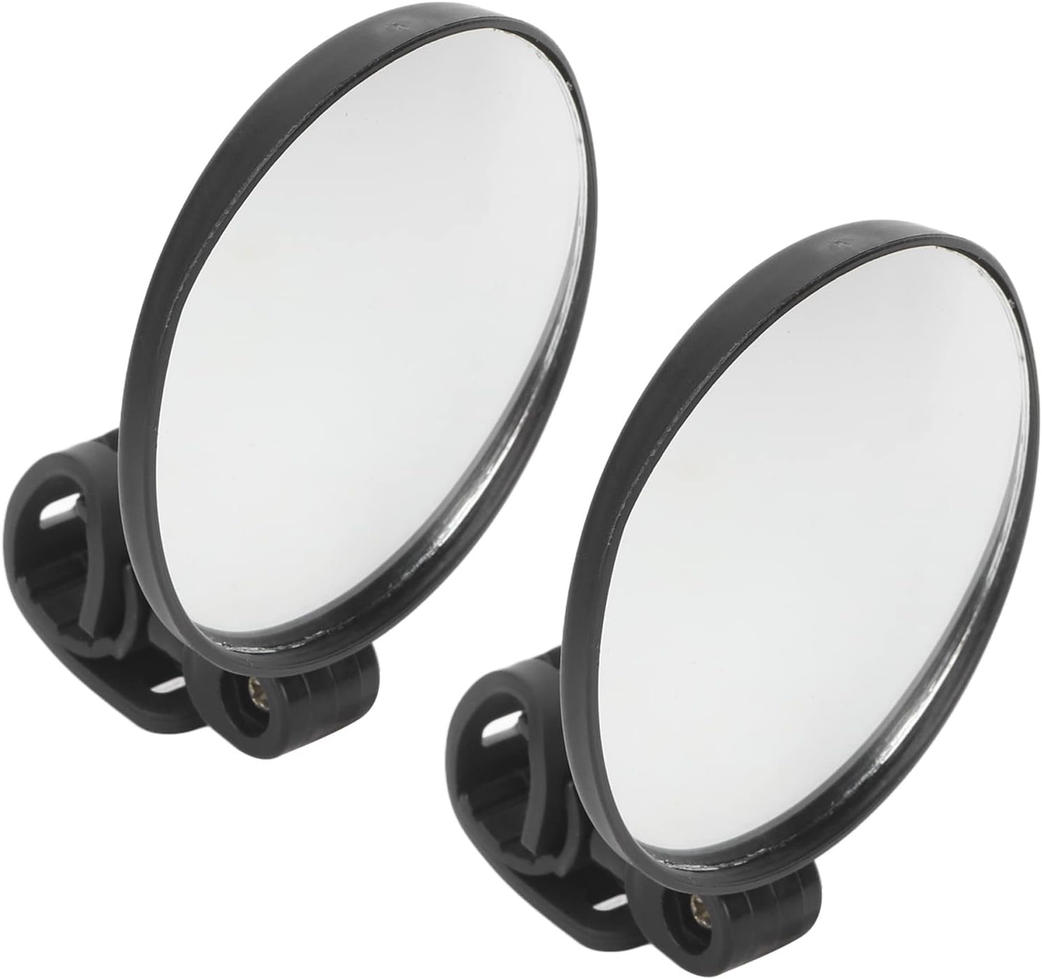 gernie Twin Pack Bike Rear View Mirror Perfect for Scooters Wheelchairs Reflective Round Design Ensure Wide Angle View Ideal Backup Magnifiers Mirror, gerniee52hbygmgr - Image 2