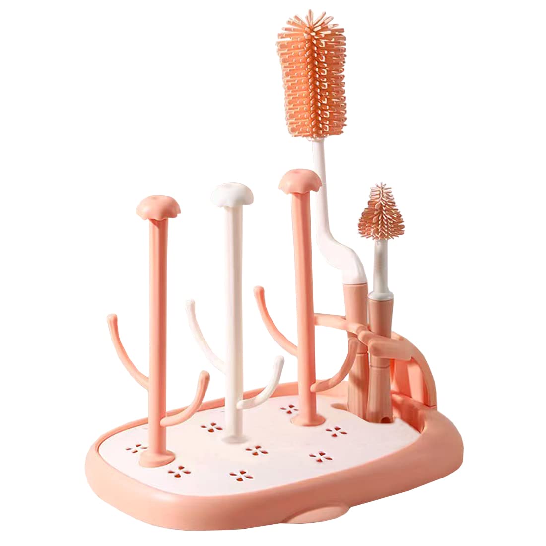 Photo 1 of SIMILAR TO STOCK PHOTO** BLUE SEE PHOTO**
Feeding Bottle Brush and Drying Rack Set Silicone Bottle Cleaner Dryer Holder for Nipples, Cups, Pump Parts and Accessories