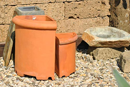 Preisvergleich Produktbild Kunert-Keramik Pflanztopf,Dreieckstopf,Terracotta,50cm hoch