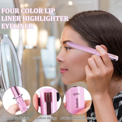 4 En 1 Lápiz de Maquillaje Multifuncional miniatura 6